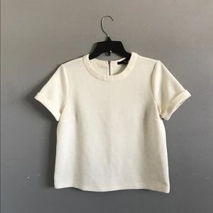 Forever 21 white crop top